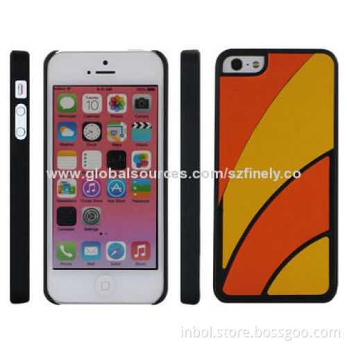 PC Cases for iPhone 5/5S, PU Leather Stick, Hit Colors Available, Unique Design